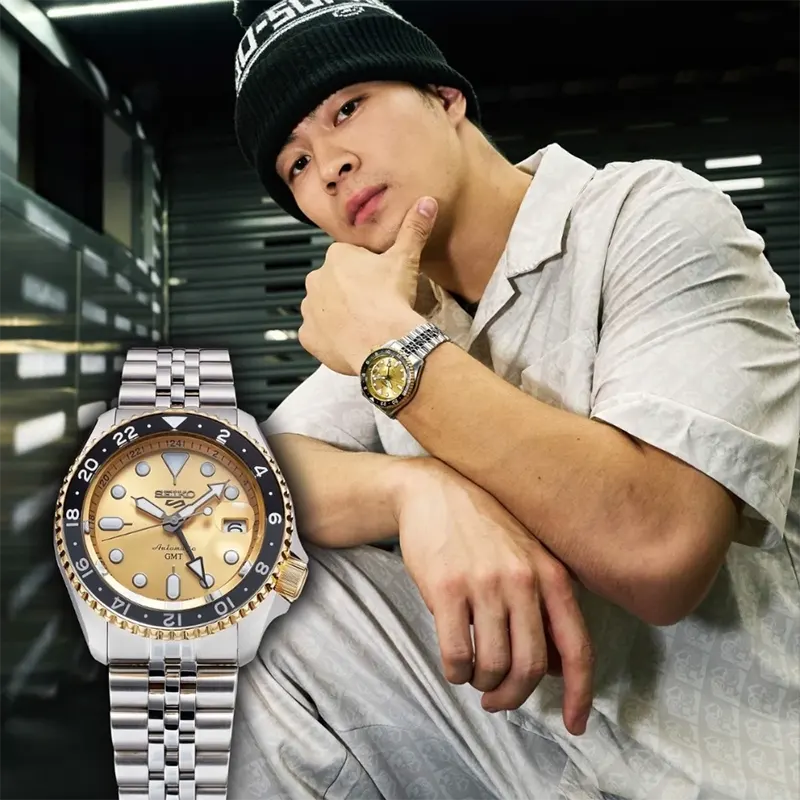 Seiko 5 Sports GMT Taiwan 70th Anniversary Limited Edition Men's Watch- SSK044K1